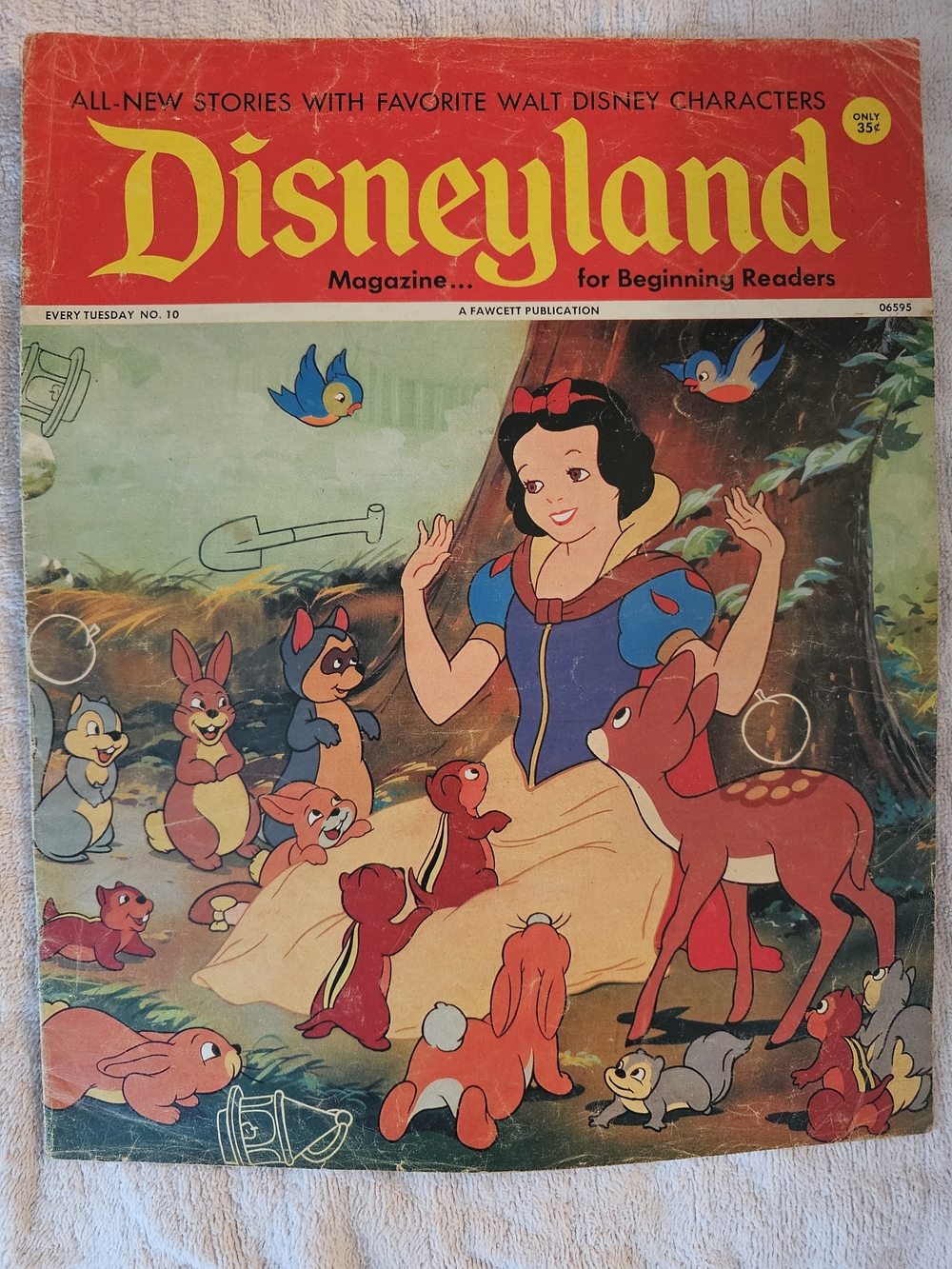 Vintage Disneyland Magazine- Snow White Cover 1972